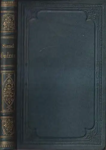 Buch: Gudrun, Deutsches Heldenlied. Karl Simrock, 1874, Cotta, Das Heldenbuch 1