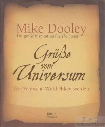 Buch: Grüße vom Universum, Dooley, Mike. 2008, Knaur Verlag, gebraucht, gut