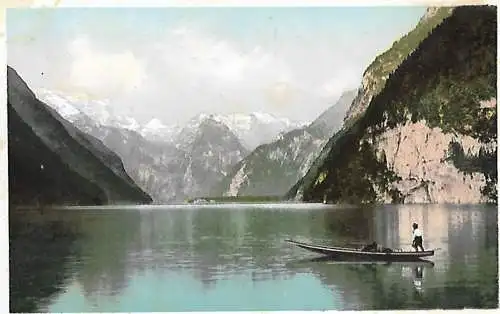 AK Königsee. ca. 1930, Postkarte. Serien Nr, ca. 1930, Verlag Purger & Co