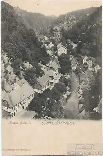 AK Böhm. Schweiz. Herrnskretschen. ca. 1906, Postkarte. Serien Nr, ca. 19 283571