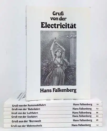 7 Bücher: Gruß von der ..., Falkenberg Hans, 1983 ff., Electrizität, Wohntechnik