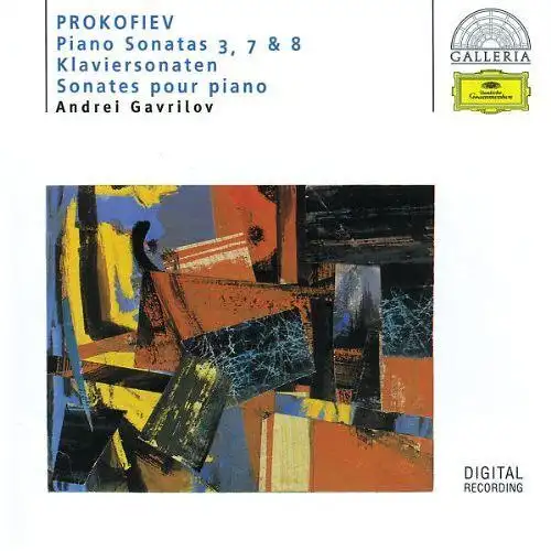 CD: Gavrilov, Andrei, Galleria - Prokofiev Piano Sonatas 3, 7 & 8