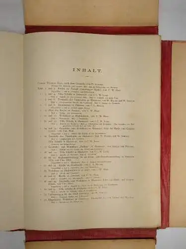 Die Architektur der Hannoverschen Schule. 1. Jahrgang. Gustav Schönermark, 1889