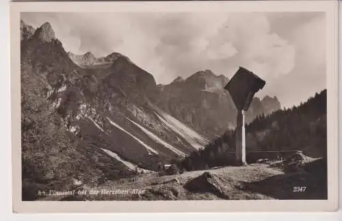 AK Pinnistal bei der Herzeben Alpe, ca. 1938, Tiroler Kunstverlag Chizzali