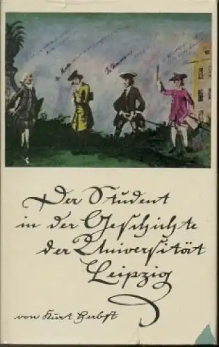 Buch: Der Student in der Geschichte der Universität Leipzig, Herbst, Kurt. 1961