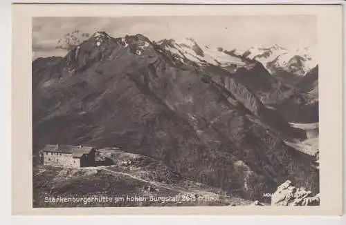 AK Starkenburgerhütte am hohen Burgstall Tirol, ca. 1938, Monopol, gebraucht gut