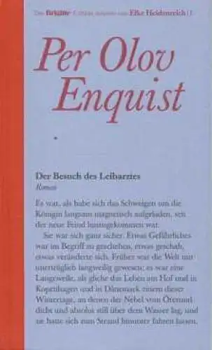 Buch: Der Besuch des Leibarztes, Enquist, Per Olov. Brigitte-Edition, 2001