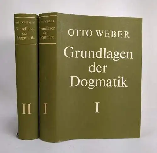 Buch: Grundlagen der Dogmatik, Weber, Otto. 2 Bände, 1969, Evangelische Vlg.