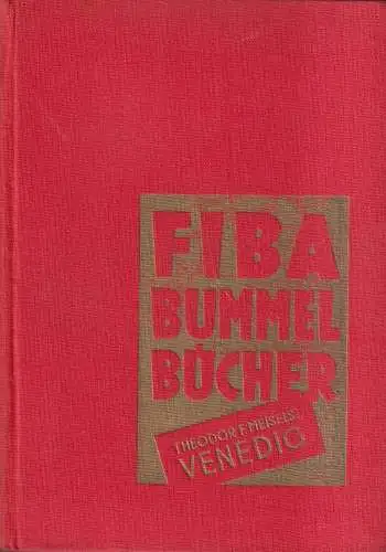 Buch: Venedig, Theodor F. Meisels, Fiba-Bummel-Bücher 1, gebraucht, gut