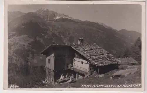 AK Autenalm bei Neustift, ca. 1938, Much Heiss, Alpiner Kunstverlag