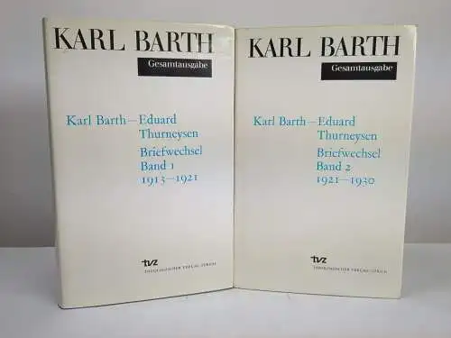 Buch: Karl Barth & Eduard Thurneysen - Briefwechsel, 1913-1930, 2 Bände, 1973