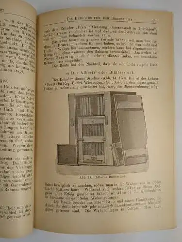 Buch: Einträgliche Bienenzucht, Wilhelm Röming, Kurze Anleitung zur..., Bechtold