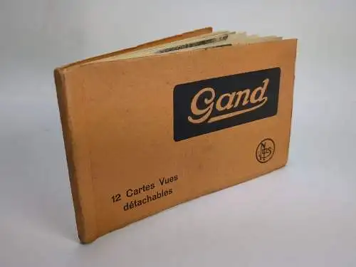 Lot: Gand. 12 Cartes Vues Detachables, Nels, 12 Postkarten von Gand in Belgien