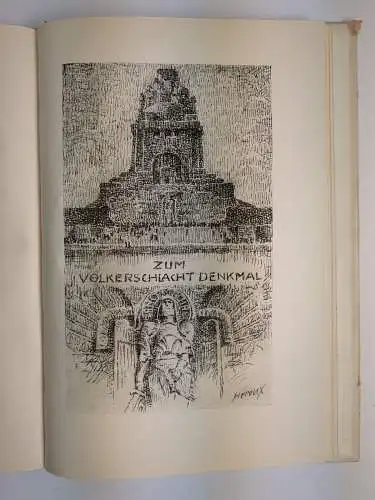 Buch: Leipziger Spaziergänge, Julius R. Haarhaus, 1928, Verlag Richard Eckstein