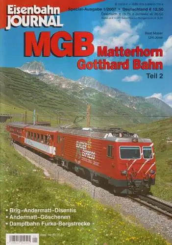 Eisenbahn Journal Special-Ausgabe 1+2/2006 - MBG, Matterhorn Gotthard Bahn 1+2