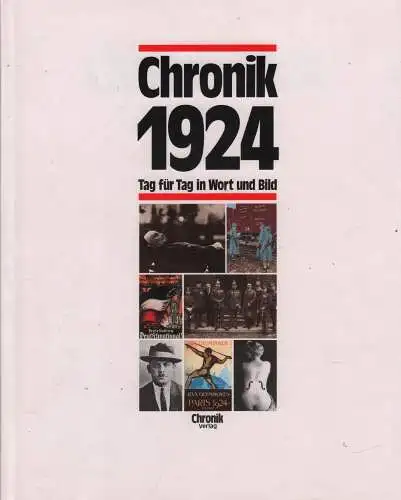 Buch: Chronik 1924, Vollmer, Hanna, 1994, Tag für Tag in Wort und Bild, sehr gut