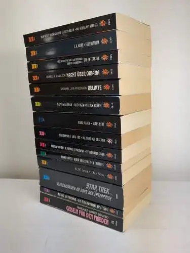 14 Bücher Star Trek, Deep Space Nine, The Next Generation, Classic, Heyne