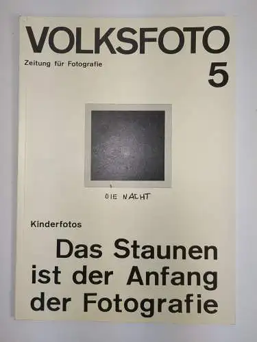 6 Hefte Volksfoto 1-6, Zeitung für Fotografie, Dieter Hacker u.a., gebraucht gut