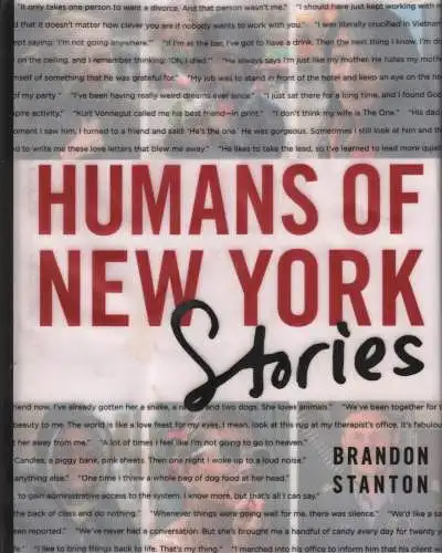 Buch: Humans of New York. Stories, Stanton,  Brandon, 2015, St. Martins Press