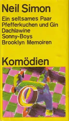 Buch: Komödien, Simon, Neil. 1988, Verlag Volk und Welt, gebraucht, gut