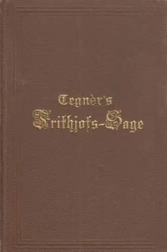 Buch: Die Frithjofs-Sage. Tegner, Esaias, Reclam Verlag, Miniaturausgabe