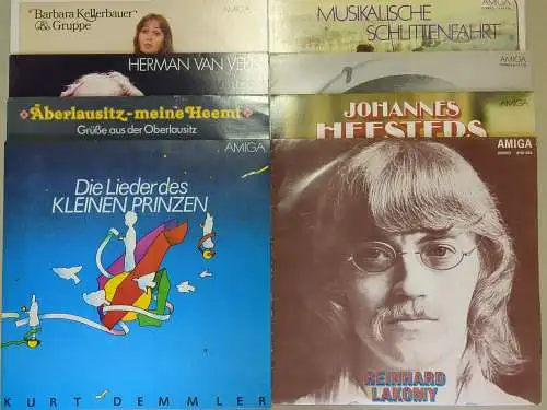 20 verschiedene AMIGA Schallplatten 12" LP, Lakomy, Der kleine Prinz, Van Veen