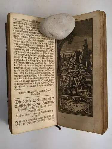 Buch: Johann Arndts Wohlangelegtes Paradies-Gärtlein,  Luther u.a., 1713, 1715