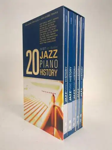 CD-Box: Jazz Piano History, 20 CDs, Membran, Scott Joplin, James Scott ...