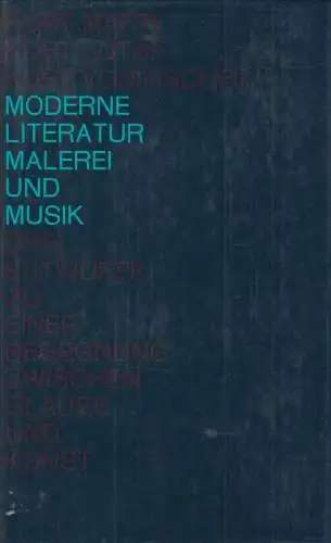 Buch: Moderne Literatur, Malerei und Musik, Marti, Kurt, 1963, Flamberg Verlag