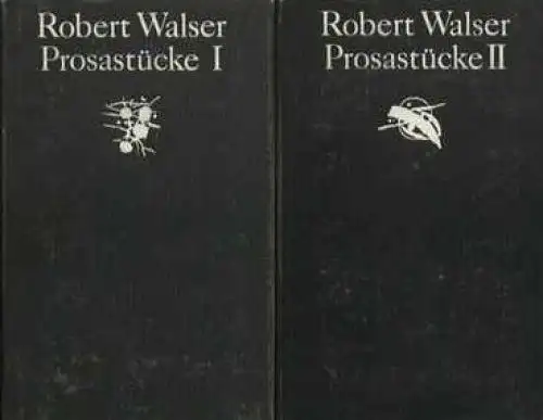 Buch: Prosastücke. Band I / II, Walser, Robert. 2 Bände, 1978, gebraucht, gut