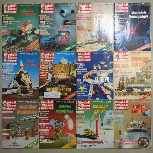 Modelleisenbahner 1993, Heft 1-12, T&M, Zeitschrift, Modelleisenbahn, Modellbau