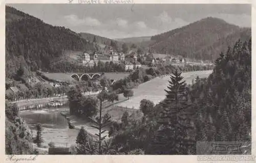 AK Ziegenrück. Oberes Saaletal. Blick von der Nemitzklippe. ca. 1933, Postkarte