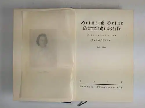 Buch: Heinrich Heines Sämtliche Werke Band 1-10, Rösl-Klassiker, 1923, 10 Bände