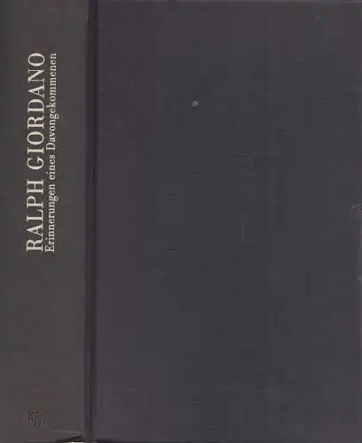 Buch: Erinnerungen eines Davongekommenen, Giordano, Ralph, 2007, KiWi, gebraucht