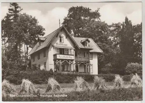 AK Bad Liebenstein/Thür. Waldhaus Reichshöhe, ca. 1971, R. Kallmer, ungelaufen