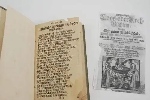 Buch: Kurtzweiliges Loos- oder Dreh-Büchlein, Wickram, Georg. Ca. 1671