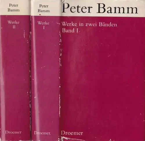 Buch: Werke in 2 Bänden, Bamm, Peter. 2 Bände, 1967, Droemer Verlag