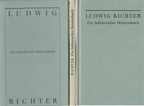 Buch: Ein böhmisches Skizzenbuch, Richter, Ludwig. 2 Bände, 1990, gebraucht, gut