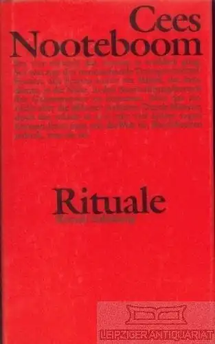 Buch: Rituale, Nooteboom, Cees. 1993, Suhrkamp Verlag, Roman, gebraucht, gut