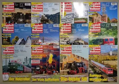 Modelleisenbahner 2017, Heft 1-12, Verlagsgruppe Bahn, Zeitschrift, Modellbau