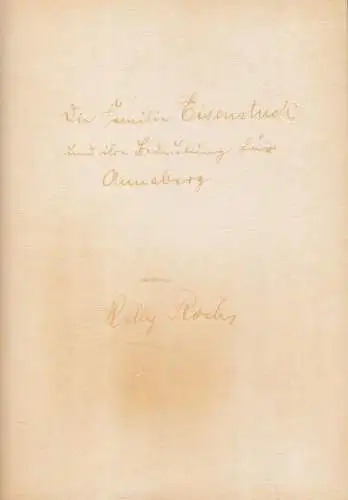 Heft: Die Familie Eisenstuck und ihre Bedeutung für Annaberg, Roch, Willy, 1996