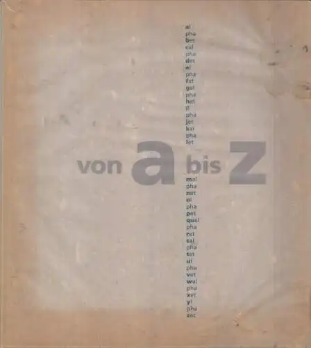 Buch: von a bis z, anonym, 1993, TypoSatz Bauer, gebraucht