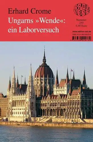 Buch: Ungarns Wende: ein Laborversuch, Crome, Erhard, 2012, Spotless