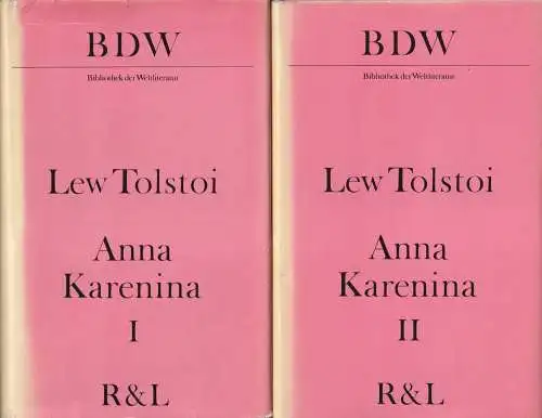 Buch: Anna Karenina, Tolstoi, Leo. 2 Bände, BDK, 1977, Rütten & Loening 318447