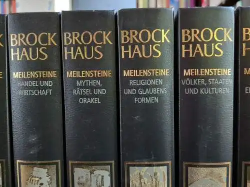 Buch: Brockhaus Meilensteine Chronik der Weltgeschichte, 17 Bände + Audio Pen