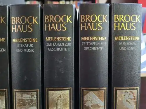 Buch: Brockhaus Meilensteine Chronik der Weltgeschichte, 17 Bände + Audio Pen