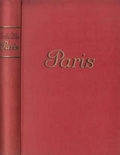 Buch: Paris, Roman. Zola, Emile, Verlag von Th. Knaur, gebraucht, gut