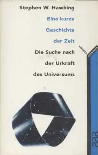 Buch: Eine kurze Geschichte der Zeit, Hawking, Stephen W. Rororo Sachbuch, 1994