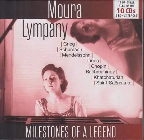 CD-Box: Moura Lympany, Milestones of a Legend. 10 CDs, gebraucht, gut