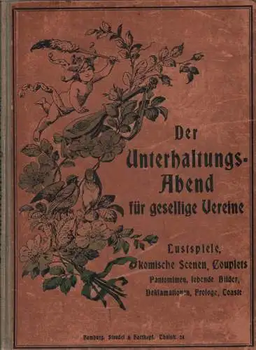 Buch: Der Unterhaltungs-Abend für gesellige Vereine, gebraucht, gut